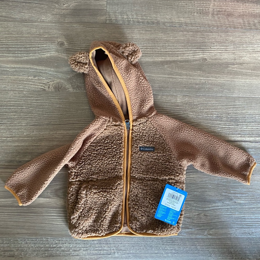 Columbia Foxy Baby Sherpa Jacket Full Zip 6-12 months